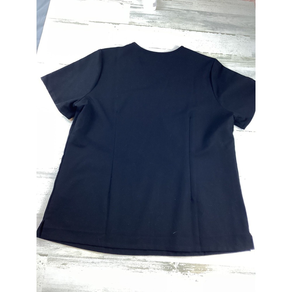 FIGS Technical Collection Catarina Scrub Top Black Womens XL Healthcare Hospital - Picture 6 of 9